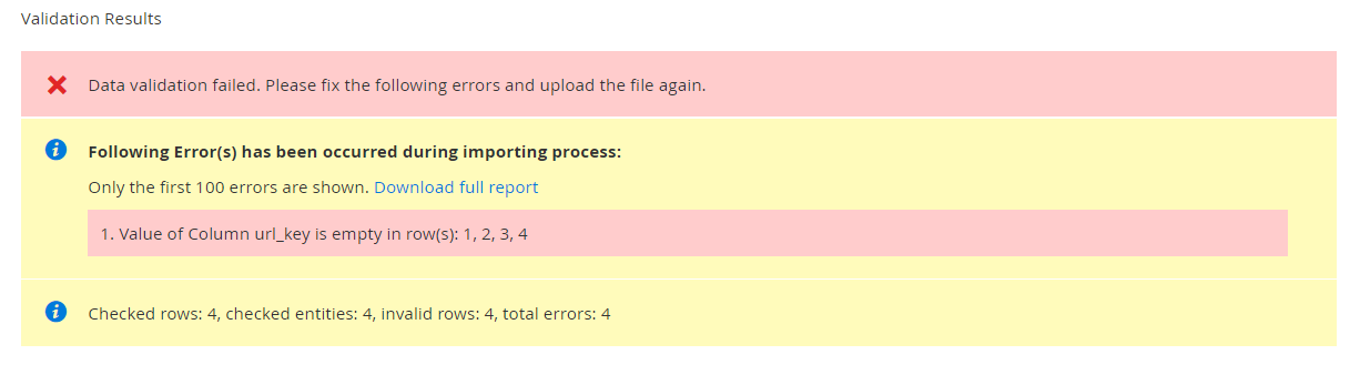 Check data and finish data entry