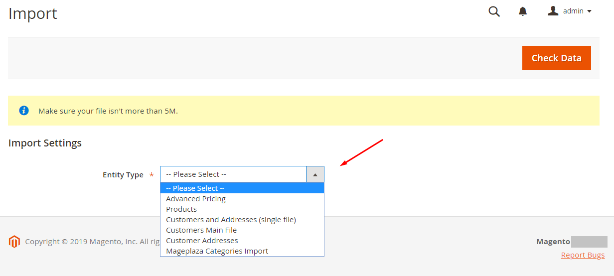 Magento 2 Import Categories